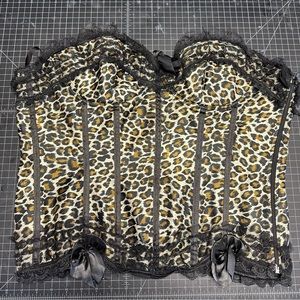 Leopard Plus size Bustier top